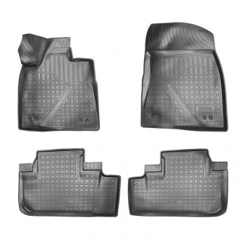 Комплект ковриков в салон Norplast Unidec Lexus RX  200T - RX450  AL20 (Цвет: черный)