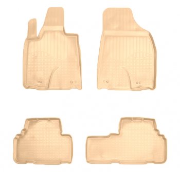 Коврики салона Norplast Unidec Lexus RX270  AL10 (2010-2012) дорестайлинг (Цвет: бежевый)