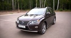 13 999 р. Одинарная защита переднего бампера диаметром 63 мм SLITKOFF  Lexus RX270  AL10 - RX450H  AL10  с доставкой в г. Керчь. Увеличить фотографию 4