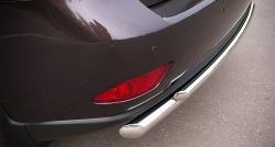 16 299 р. Защита заднего бампера (Ø63 и 42 мм, нержавейка) SLITKOFF Lexus RX350 AL10 дорестайлинг (2008-2012)  с доставкой в г. Керчь. Увеличить фотографию 2