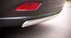 11 599 р. Защита заднего бампера (Ø75x42 мм, нержавейка) Russtal Lexus RX350 AL10 дорестайлинг (2008-2012)  с доставкой в г. Керчь. Увеличить фотографию 2