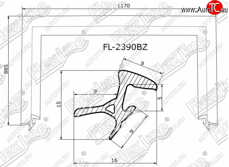 2 599 р. Молдинг лобового стекла FlexLine  Lexus RX300  XU30 (2003-2006), Lexus RX330  XU30 (2003-2006), Lexus RX400H  XU30 (2005-2009), Toyota Harrier  XU30 (2003-2013)  с доставкой в г. Керчь