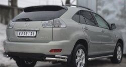 19 999 р. Защита порогов из круглой трубы диаметром 63 мм SLITKOFF Lexus RX350 XU30 дорестайлинг (2003-2006)  с доставкой в г. Керчь. Увеличить фотографию 2