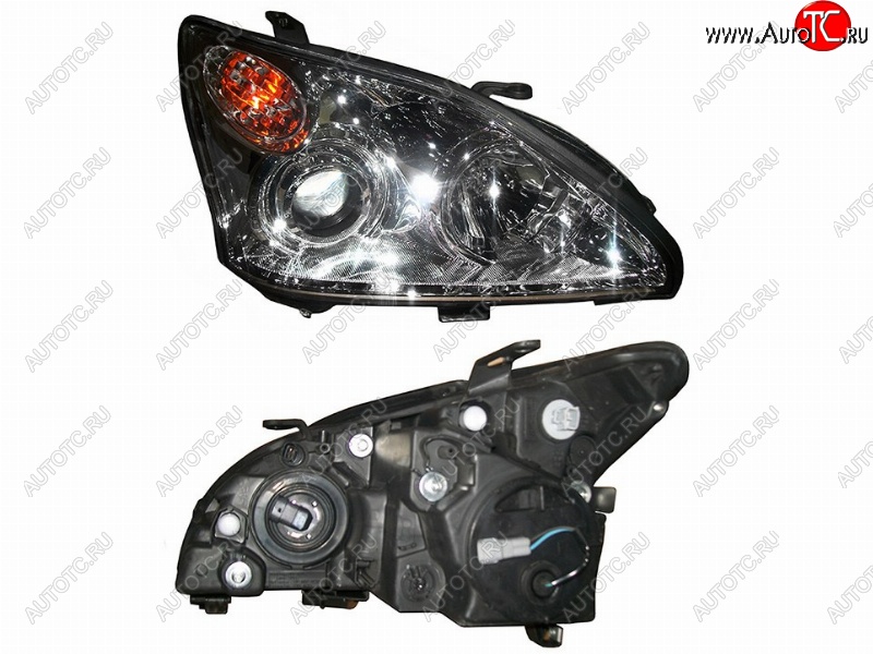 10 699 р. Правая передняя фара SAT (линза)  Lexus RX330  XU30 (2003-2006), Toyota Harrier  XU30 (2003-2013)  с доставкой в г. Керчь