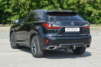 16 619 р. Фаркоп Petroil Tuning (съемный квадрат, кроме версии Long) Lexus RX450 AL20 дорестайлинг (2015-2019)  с доставкой в г. Керчь. Увеличить фотографию 3