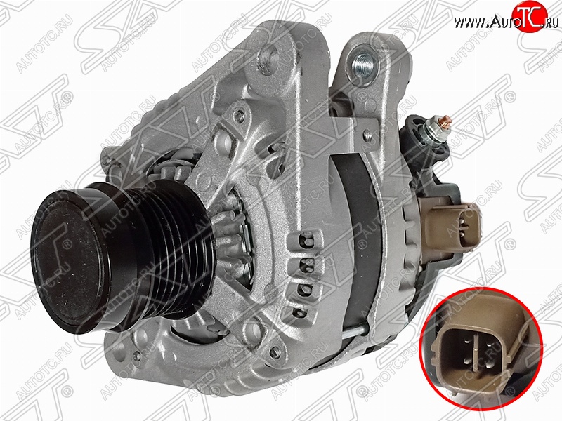 8 649 р. Генератор (100A/ 12V) (2GR) SAT Toyota Highlander XU40 рестайлинг (2010-2013)  с доставкой в г. Керчь