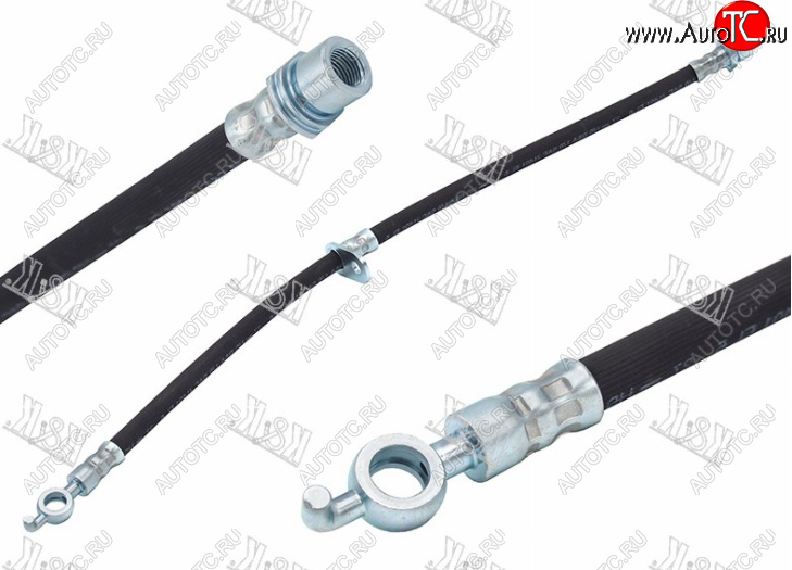 1 079 р. Правый передний тормозной шланг K&K Toyota Highlander XU40 дорестайлинг (2007-2010)  с доставкой в г. Керчь