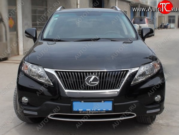 21 599 р. Накладка на передний бампер CT v2 v2 Lexus RX350 AL10 дорестайлинг (2008-2012) (Неокрашенная)  с доставкой в г. Керчь