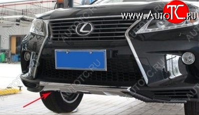 21 599 р. Накладка на передний бампер CT v4 v4 Lexus RX350 AL10 дорестайлинг (2008-2012) (Неокрашенная)  с доставкой в г. Керчь