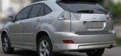 7 199 р. Накладка на задний бампер СТ v1 Lexus RX350 AL10 дорестайлинг (2008-2012) (Неокрашенная)  с доставкой в г. Керчь. Увеличить фотографию 2