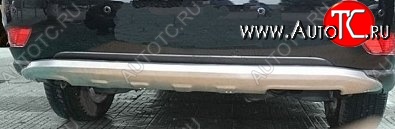 17 199 р. Накладка на задний бампер СТ v4 Lexus RX350 AL10 дорестайлинг (2008-2012) (Неокрашенная)  с доставкой в г. Керчь
