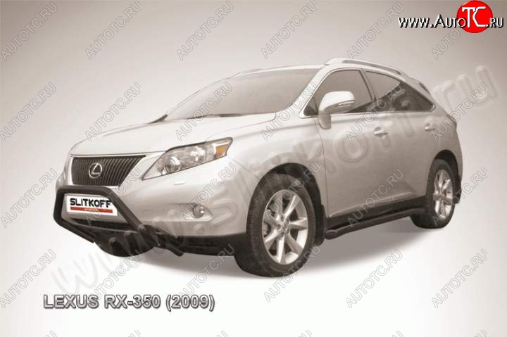 21 449 р. Кенгурятник d57 низкий мини  Lexus RX350  AL10 (2008-2012) дорестайлинг (Цвет: серебристый)  с доставкой в г. Керчь