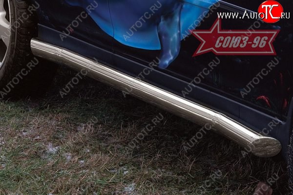 16 379 р. Защита порогов Souz-96 (d76) Lexus RX400H XU30 рестайлинг (2005-2009)  с доставкой в г. Керчь