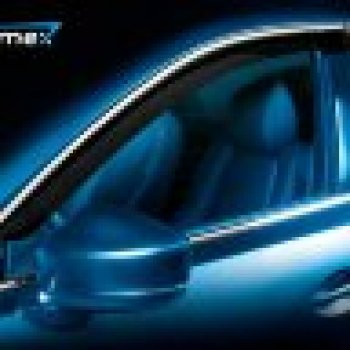 Дефлекторы окон с хромированым молдингом CHROMEX Lexus RX450H AL10 дорестайлинг (2009-2012)
