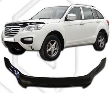 Дефлектор капота CA-Plastiс exclusive Lifan X60 2-ой рестайлинг (2016-2025)