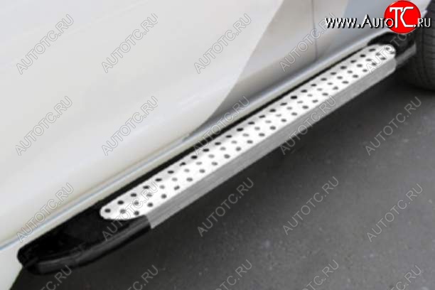 13 229 р. Порожки для ног Arbori Standart Silver Lifan X60 2-ой рестайлинг (2016-2025)  с доставкой в г. Керчь
