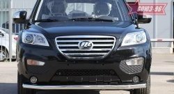 9 899 р. Защита переднего бампера одинарная Souz-96 (d60). Lifan X60 1-ый рестайлинг (2015-2016)  с доставкой в г. Керчь. Увеличить фотографию 2