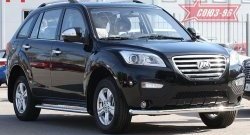 9 899 р. Защита переднего бампера одинарная Souz-96 (d60). Lifan X60 1-ый рестайлинг (2015-2016)  с доставкой в г. Керчь. Увеличить фотографию 3