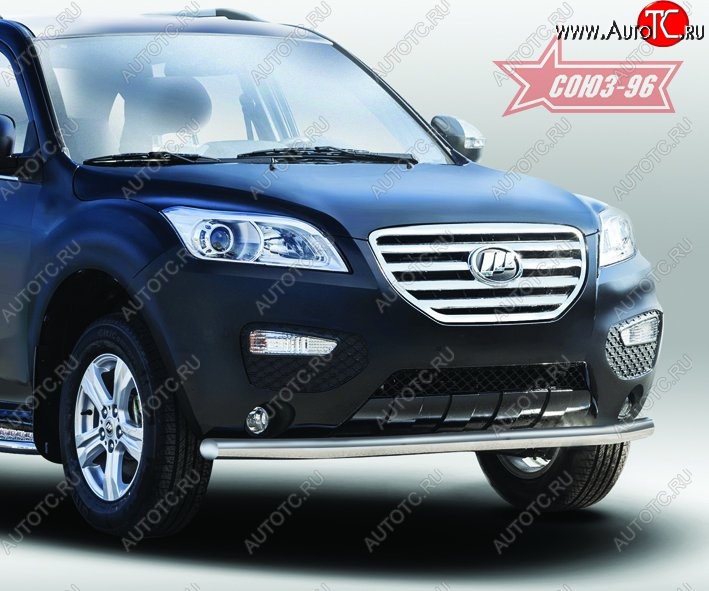 9 899 р. Защита переднего бампера одинарная Souz-96 (d60). Lifan X60 1-ый рестайлинг (2015-2016)  с доставкой в г. Керчь
