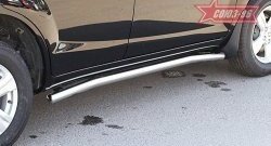 11 474 р. Защита порогов Souz-96 (d60) Lifan X60 дорестайлинг (2011-2015)  с доставкой в г. Керчь. Увеличить фотографию 2