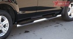 15 614 р. Защита порогов с проступью Souz-96 (d76) Lifan X60 дорестайлинг (2011-2015)  с доставкой в г. Керчь. Увеличить фотографию 2