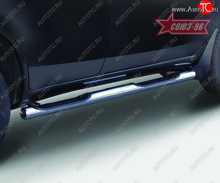 15 614 р. Защита порогов с проступью Souz-96 (d76) Lifan X60 дорестайлинг (2011-2015)  с доставкой в г. Керчь