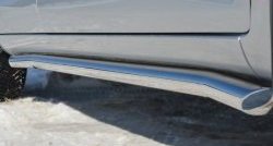 70 999 р. Защита порогов из круглой трубы диаметром 63 мм Russtal Lifan X60 дорестайлинг (2011-2015) (Защита порогов с со скосами на торцах (вариант 1))  с доставкой в г. Керчь. Увеличить фотографию 4