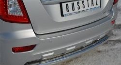 15 699 р. Одинарная защита заднего бампера из трубы диаметром 76 мм SLITKOFF Lifan X60 2-ой рестайлинг (2016-2025)  с доставкой в г. Керчь. Увеличить фотографию 2