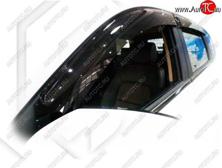 2 299 р. Дефлектора окон CA-Plastic Lifan Myway (2016-2025) (Classic полупрозрачный, Без хром.молдинга)  с доставкой в г. Керчь