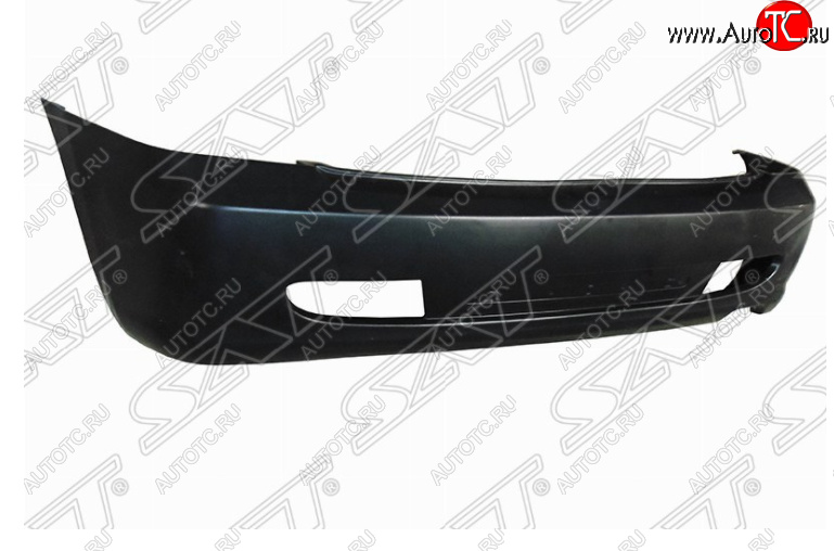 3 999 р. Задний бампер SAT  Lifan Smily  320 хэтчбэк (2010-2016) дорестайлинг (Неокрашенный)  с доставкой в г. Керчь