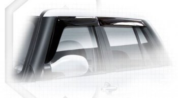 Дефлектора окон CA-Plastiс Lifan Smily 330 хэтчбэк рестайлинг (2014-2017) (Classic полупрозрачный)