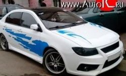 4 999 р. Передний бампер Sport Lifan Solano  дорестайлинг (2010-2015) (Неокрашенный)  с доставкой в г. Керчь. Увеличить фотографию 6