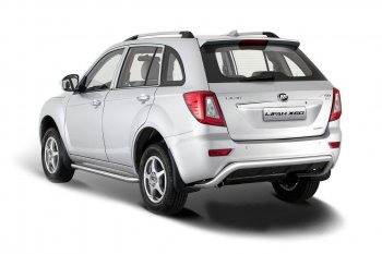 5 999 р. Защита заднего бампера Petroil Tuning (d51)  Lifan X60 (2011-2015) дорестайлинг (Нержавеющая полированная сталь)  с доставкой в г. Керчь. Увеличить фотографию 2