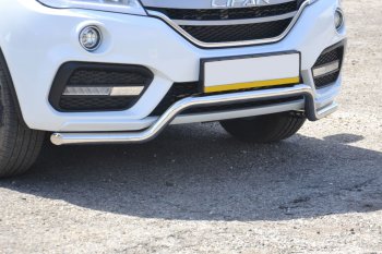 15 999 р. Защита переднего бампера Petroil Tuning (d51, волна)  Lifan X60 (2016-2025) 2-ой рестайлинг (Нержавеющая полированная сталь)  с доставкой в г. Керчь. Увеличить фотографию 3