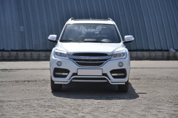 15 999 р. Защита переднего бампера Petroil Tuning (d51, волна)  Lifan X60 (2016-2025) 2-ой рестайлинг (Нержавеющая полированная сталь)  с доставкой в г. Керчь. Увеличить фотографию 4
