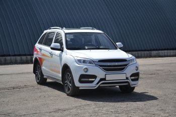 15 999 р. Защита переднего бампера Petroil Tuning (d51, волна)  Lifan X60 (2016-2025) 2-ой рестайлинг (Нержавеющая полированная сталь)  с доставкой в г. Керчь. Увеличить фотографию 5