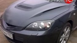 19 949 р. Пластиковый капот Exclusive Mazda 3/Axela BK дорестайлинг, хэтчбэк (2003-2006) (Неокрашенный)  с доставкой в г. Керчь. Увеличить фотографию 2