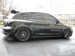 5 399 р. Пороги накладки ASC MAGNUM Mazda 3/Axela BK дорестайлинг, хэтчбэк (2003-2006) (Неокрашенные)  с доставкой в г. Керчь. Увеличить фотографию 2