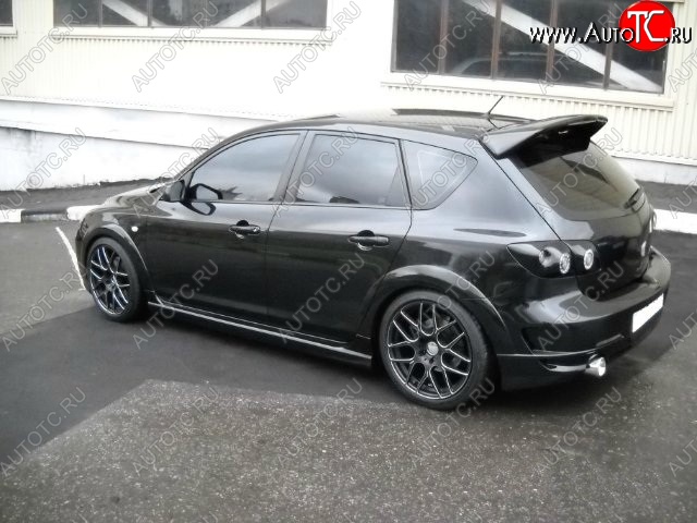 5 399 р. Пороги накладки ASC MAGNUM Mazda 3/Axela BK дорестайлинг, хэтчбэк (2003-2006) (Неокрашенные)  с доставкой в г. Керчь