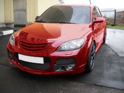 4 849 р. Решетка радиатора ASC MAGNUM Mazda 3/Axela BK дорестайлинг, хэтчбэк (2003-2006) (Неокрашенная)  с доставкой в г. Керчь. Увеличить фотографию 2