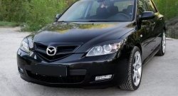 749 р. Реснички на фары RA Mazda 3/Axela BK дорестайлинг, хэтчбэк (2003-2006) (Неокрашенные)  с доставкой в г. Керчь. Увеличить фотографию 3