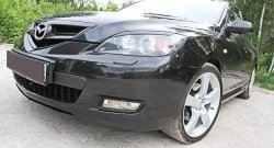 749 р. Реснички на фары RA V2  Mazda 3/Axela  BK (2003-2009) дорестайлинг, хэтчбэк, рестайлинг, хэтчбэк (Неокрашенные)  с доставкой в г. Керчь. Увеличить фотографию 3