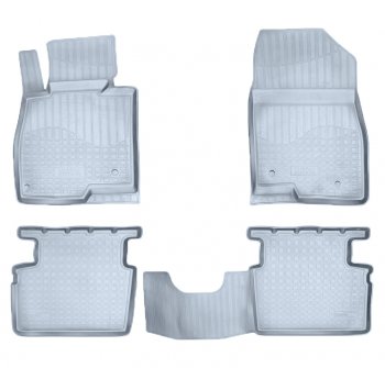 Коврики салона Norplast Unidec Mazda 3/Axela  BM (2013-2019) дорестайлинг седан, дорестайлинг, хэтчбэк, рестайлинг седан, рестайлинг, хэтчбэк (Цвет: серый)