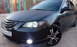 3 189 р. Решётка радиатора Корнер  Mazda 3/Axela  BK (2003-2006) дорестайлинг седан (Неокрашенная)  с доставкой в г. Керчь. Увеличить фотографию 3