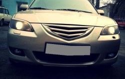 3 189 р. Решётка радиатора Корнер  Mazda 3/Axela  BK (2003-2006) дорестайлинг седан (Неокрашенная)  с доставкой в г. Керчь. Увеличить фотографию 7