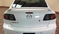 4 949 р. Спойлер CT Mazda 3/Axela BK дорестайлинг седан (2003-2006) (Неокрашенный)  с доставкой в г. Керчь. Увеличить фотографию 2