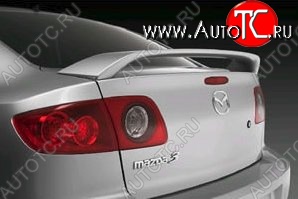 4 949 р. Спойлер CT Mazda 3/Axela BK дорестайлинг седан (2003-2006) (Неокрашенный)  с доставкой в г. Керчь