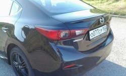 Козырёк на заднее лобовое стекло Узкий Mazda 3/Axela  BM (2013-2016) дорестайлинг седан