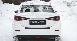 889 р. Реснички на фонари RA Mazda 3/Axela BM дорестайлинг седан (2013-2016) (Неокрашенные)  с доставкой в г. Керчь. Увеличить фотографию 6