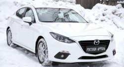 999 р. Реснички на фары RA  Mazda 3/Axela  BM (2013-2016) дорестайлинг седан (Неокрашенные)  с доставкой в г. Керчь. Увеличить фотографию 7